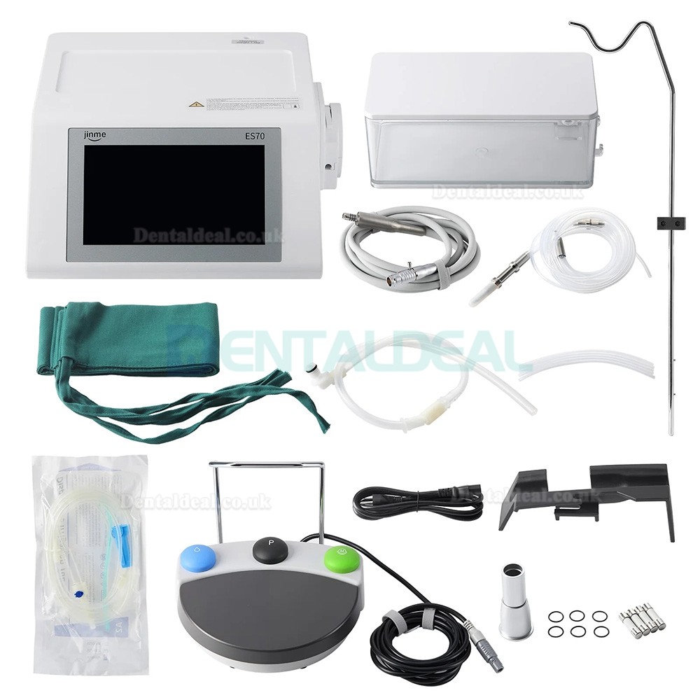 Jinme ES70 Dental Surgical Drive System for Implant Placement & Oral Surgery with 4Pcs Contra-Angle